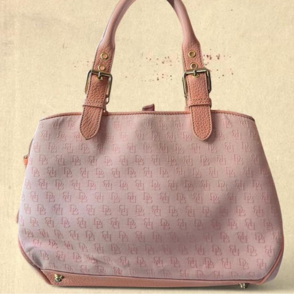 Dooney & Bourke Pink Monogram Shoulder Bag Y2K Style